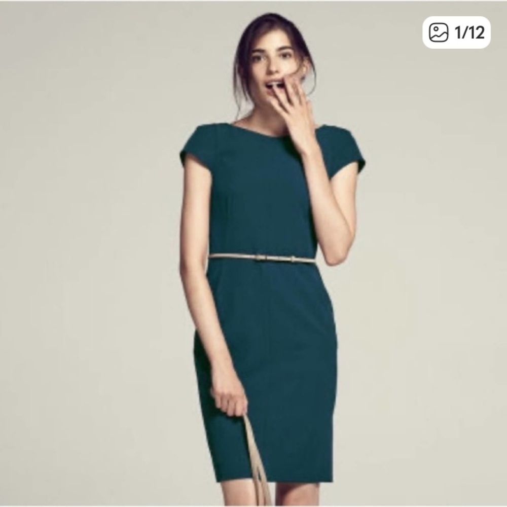 MM Lafleur The Nisa Dress in Deep Teal